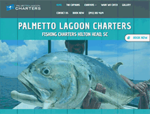 Tablet Screenshot of palmettolagooncharters.com